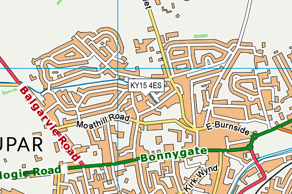 KY15 4ES map - OS VectorMap District (Ordnance Survey)