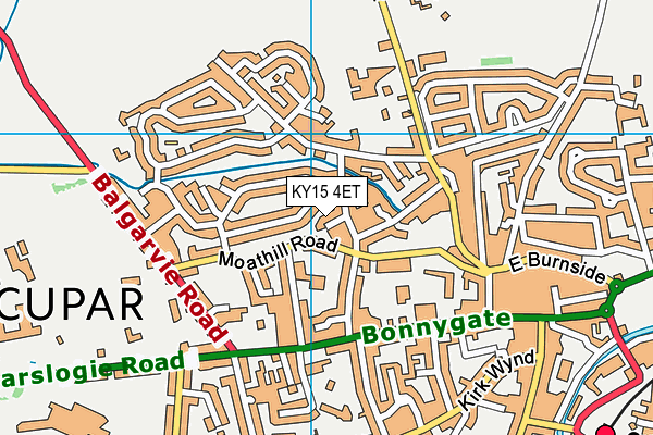 KY15 4ET map - OS VectorMap District (Ordnance Survey)