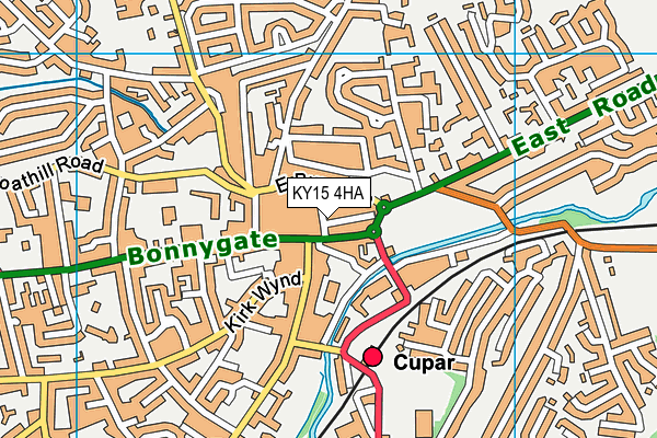 KY15 4HA map - OS VectorMap District (Ordnance Survey)