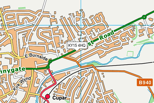 KY15 4HQ map - OS VectorMap District (Ordnance Survey)