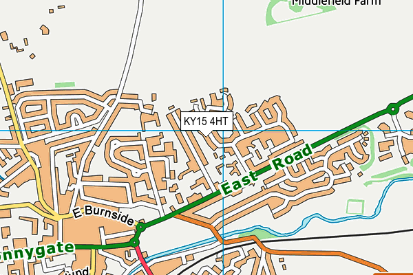 KY15 4HT map - OS VectorMap District (Ordnance Survey)