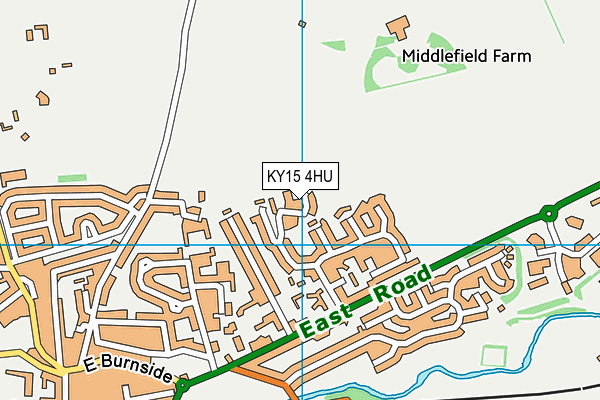 KY15 4HU map - OS VectorMap District (Ordnance Survey)