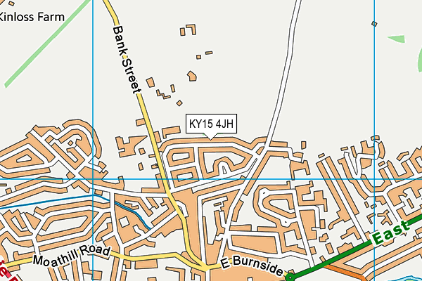 KY15 4JH map - OS VectorMap District (Ordnance Survey)