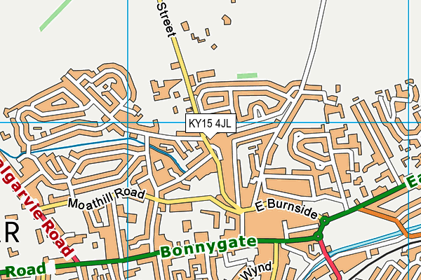 KY15 4JL map - OS VectorMap District (Ordnance Survey)