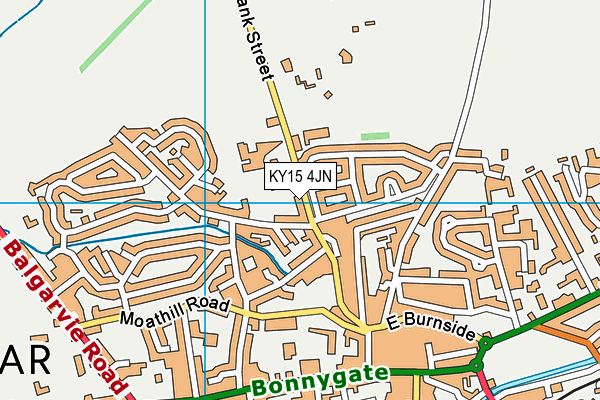 KY15 4JN map - OS VectorMap District (Ordnance Survey)