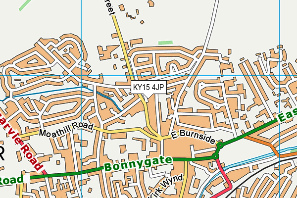 KY15 4JP map - OS VectorMap District (Ordnance Survey)