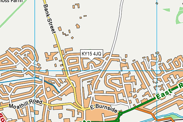 KY15 4JQ map - OS VectorMap District (Ordnance Survey)