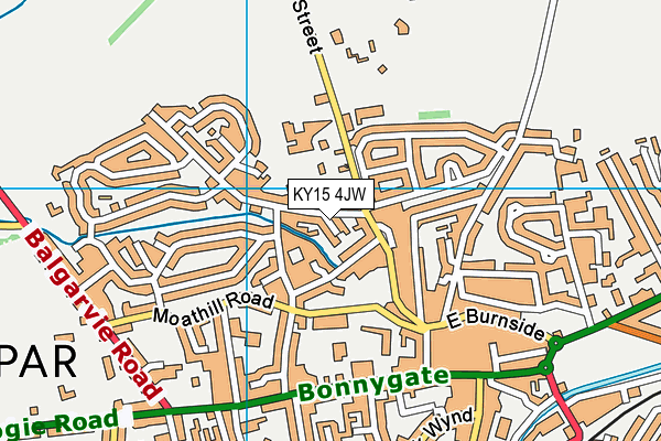 KY15 4JW map - OS VectorMap District (Ordnance Survey)
