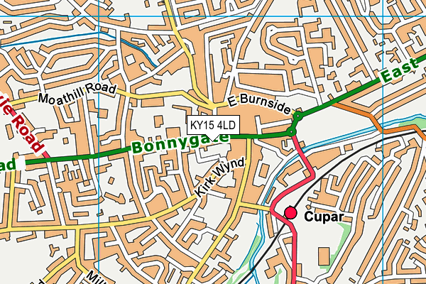Map of 58 BONNYGATE LTD at district scale