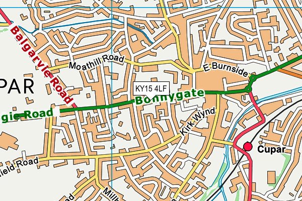 Map of BONNYGATE GARAGE LIMITED at district scale