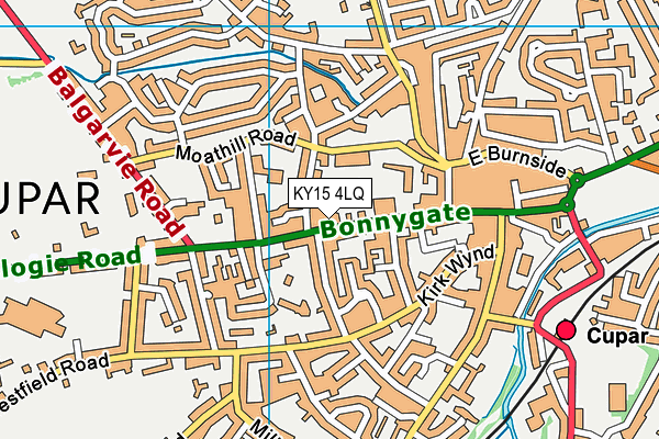 KY15 4LQ map - OS VectorMap District (Ordnance Survey)