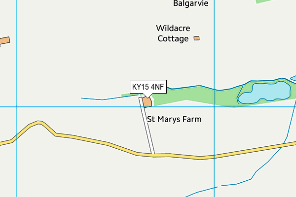 KY15 4NF map - OS VectorMap District (Ordnance Survey)