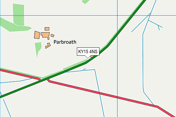 KY15 4NS map - OS VectorMap District (Ordnance Survey)