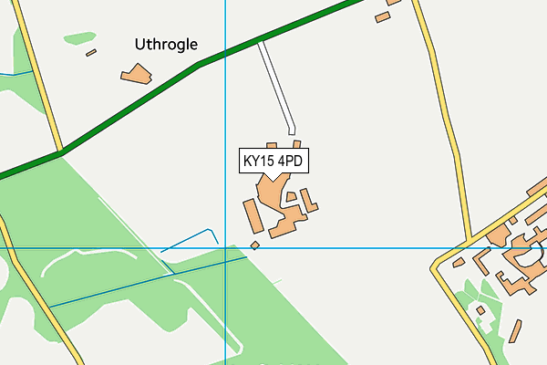 KY15 4PD map - OS VectorMap District (Ordnance Survey)
