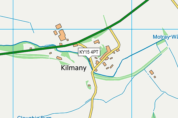 KY15 4PT map - OS VectorMap District (Ordnance Survey)