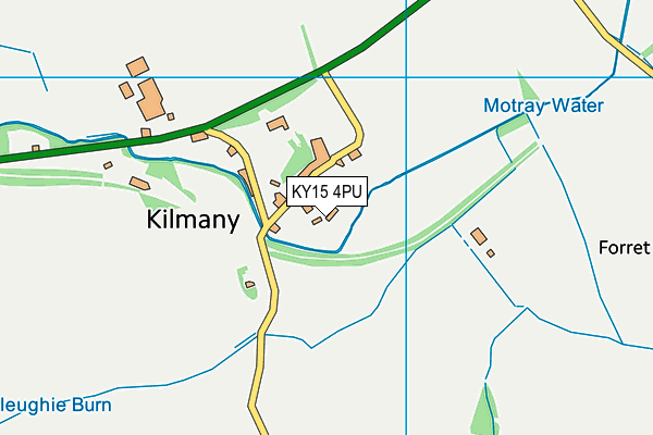 KY15 4PU map - OS VectorMap District (Ordnance Survey)