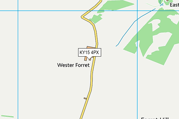 KY15 4PX map - OS VectorMap District (Ordnance Survey)