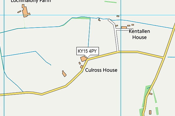 KY15 4PY map - OS VectorMap District (Ordnance Survey)