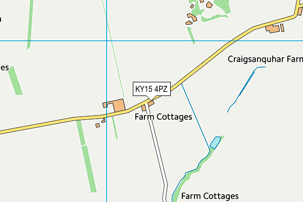KY15 4PZ map - OS VectorMap District (Ordnance Survey)