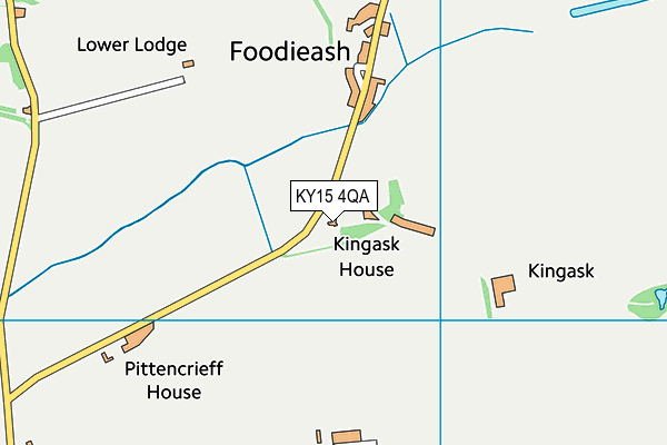 KY15 4QA map - OS VectorMap District (Ordnance Survey)