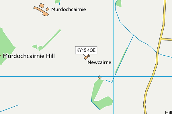 KY15 4QE map - OS VectorMap District (Ordnance Survey)