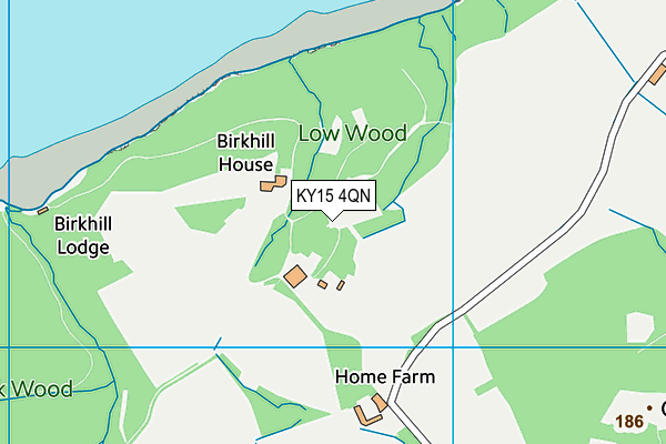 KY15 4QN map - OS VectorMap District (Ordnance Survey)