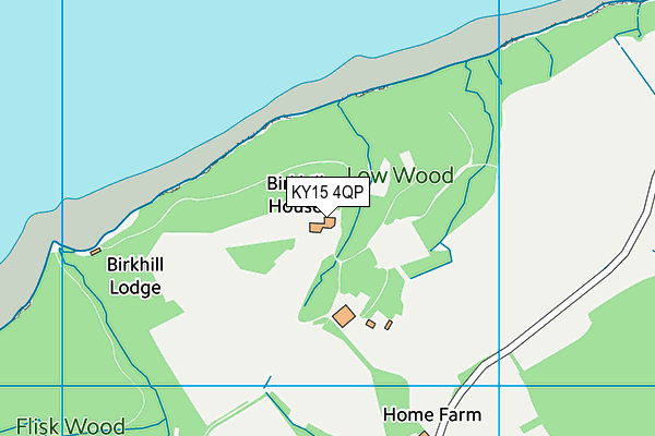 KY15 4QP map - OS VectorMap District (Ordnance Survey)