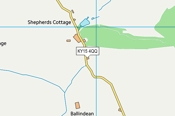 KY15 4QQ map - OS VectorMap District (Ordnance Survey)