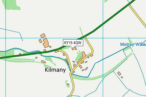 KY15 4QW map - OS VectorMap District (Ordnance Survey)