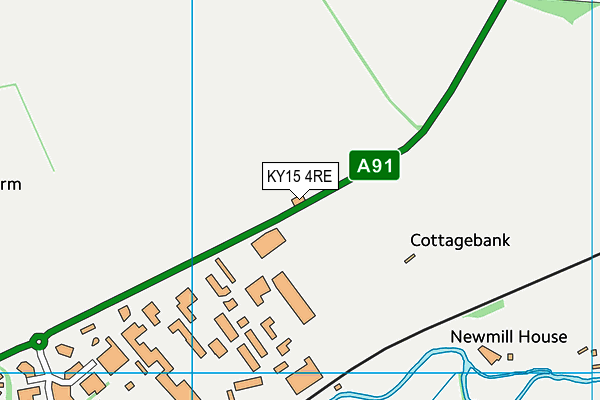 KY15 4RE map - OS VectorMap District (Ordnance Survey)