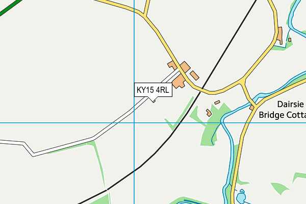KY15 4RL map - OS VectorMap District (Ordnance Survey)