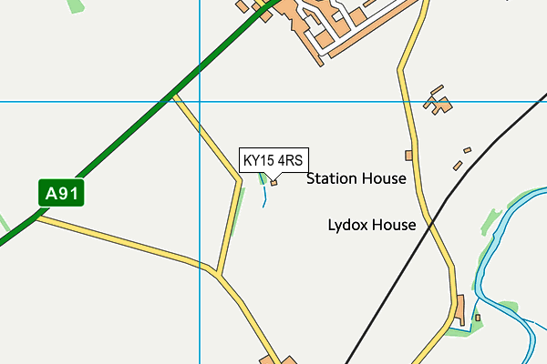 KY15 4RS map - OS VectorMap District (Ordnance Survey)