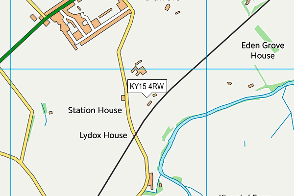 KY15 4RW map - OS VectorMap District (Ordnance Survey)