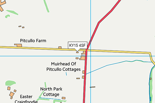 KY15 4SF map - OS VectorMap District (Ordnance Survey)