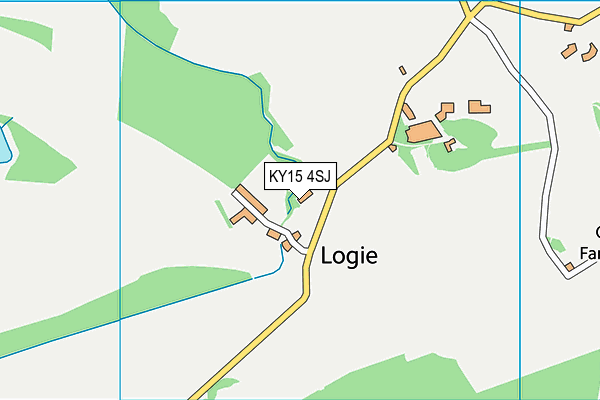 KY15 4SJ map - OS VectorMap District (Ordnance Survey)