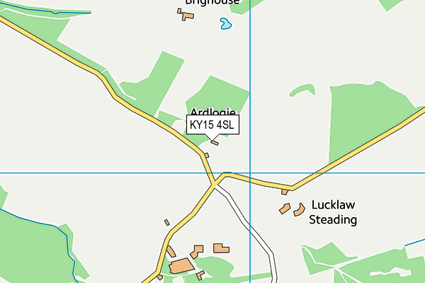 KY15 4SL map - OS VectorMap District (Ordnance Survey)