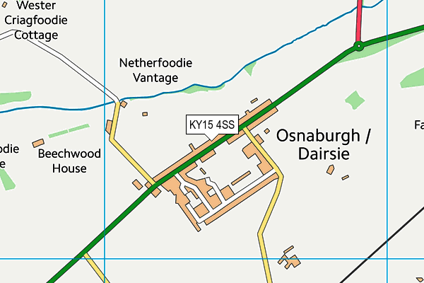 KY15 4SS map - OS VectorMap District (Ordnance Survey)