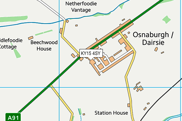 KY15 4SY map - OS VectorMap District (Ordnance Survey)