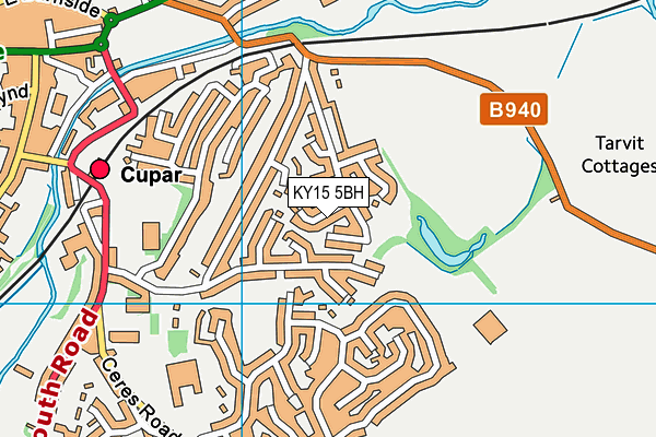 KY15 5BH map - OS VectorMap District (Ordnance Survey)