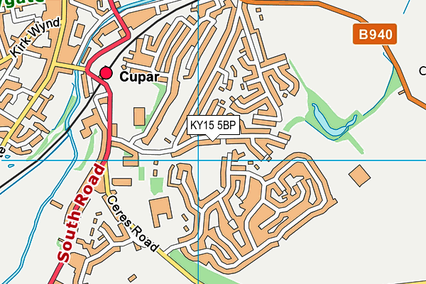 KY15 5BP map - OS VectorMap District (Ordnance Survey)