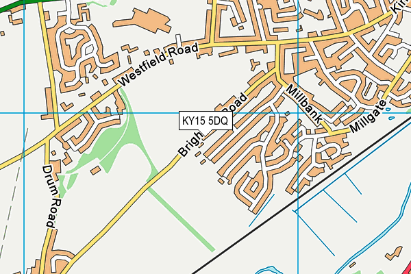 KY15 5DQ map - OS VectorMap District (Ordnance Survey)