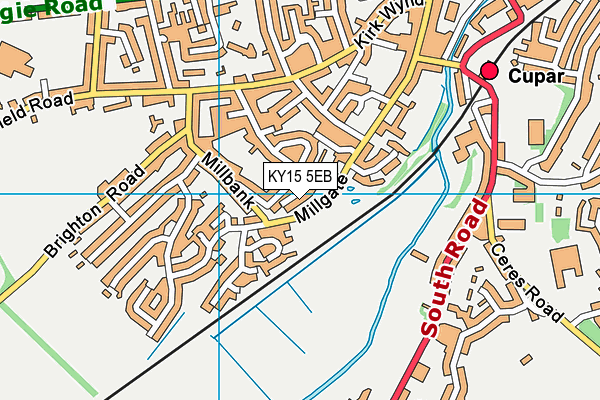 KY15 5EB map - OS VectorMap District (Ordnance Survey)