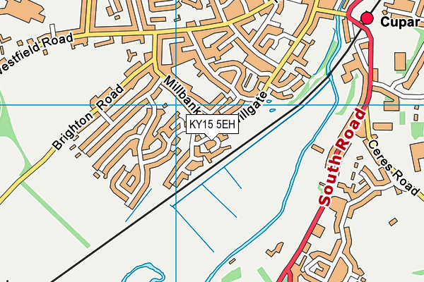 KY15 5EH map - OS VectorMap District (Ordnance Survey)