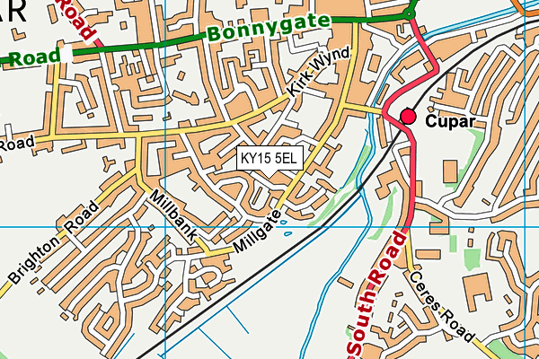 KY15 5EL map - OS VectorMap District (Ordnance Survey)