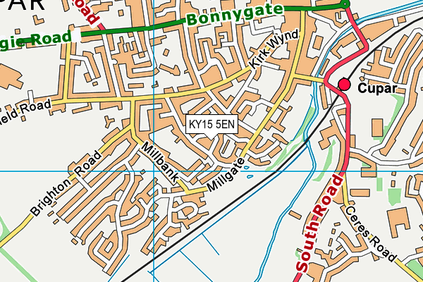 KY15 5EN map - OS VectorMap District (Ordnance Survey)