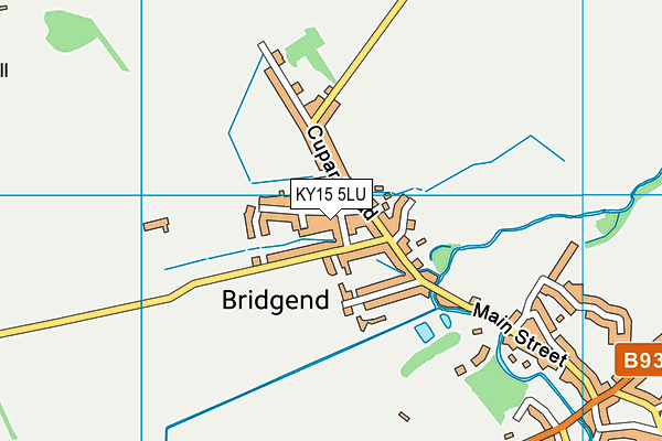 KY15 5LU map - OS VectorMap District (Ordnance Survey)