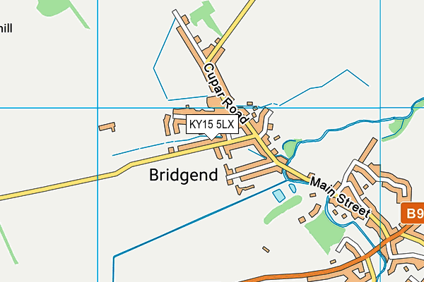 KY15 5LX map - OS VectorMap District (Ordnance Survey)