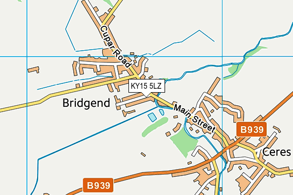 KY15 5LZ map - OS VectorMap District (Ordnance Survey)