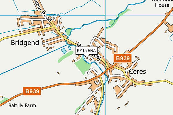 KY15 5NA map - OS VectorMap District (Ordnance Survey)
