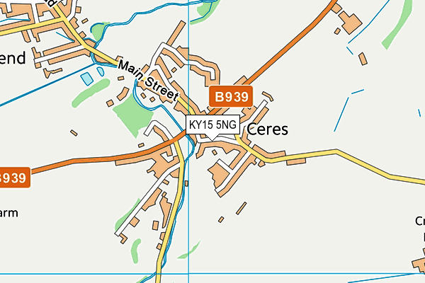 KY15 5NG map - OS VectorMap District (Ordnance Survey)